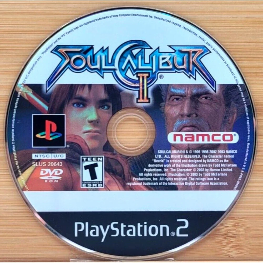 Soul Calibur 2‎ (Sony PlayStation 2 PS2) - DISC ONLY Namco